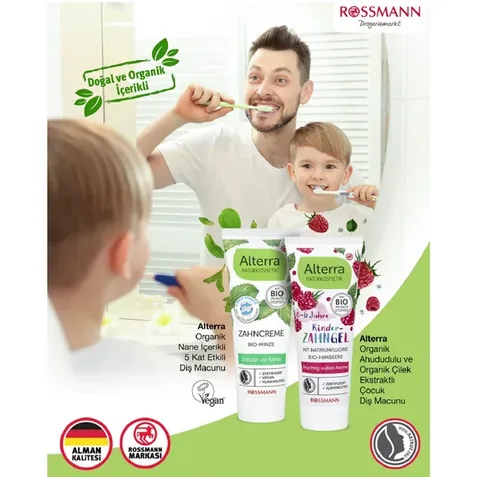 Alterra Toothpaste Organic Mint 5 Times Effective 75 ml
