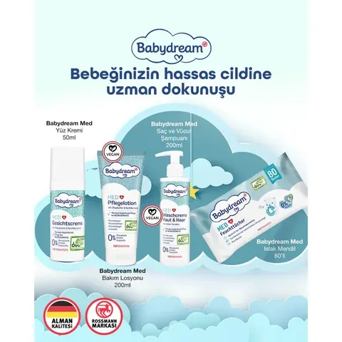Babydream Sanftes Babywaschgel &amp; Shampoo 200ml