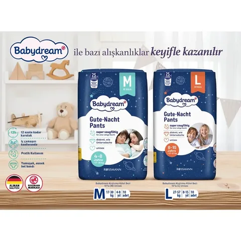 Babydream Training Diaper Pants M 10 Pack
