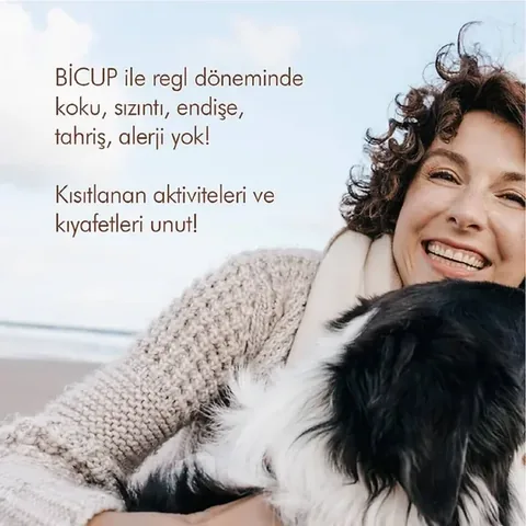 BiCUP Medium Menstruationstasse & Sterilisationsbecher