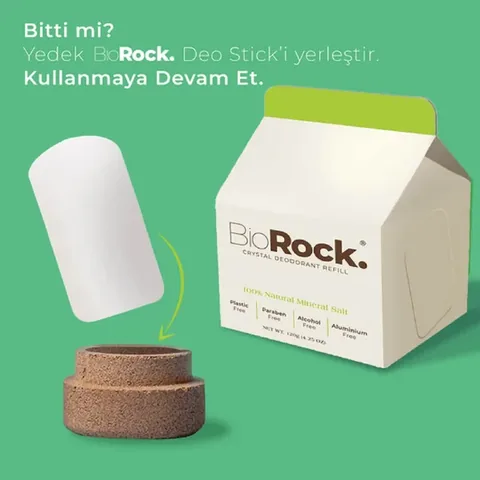 Кристаллический дезодорант-рефилл 120 г от Biorock