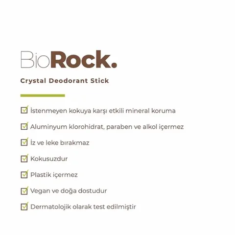 Кристаллический дезодорант-стик 120 г от Biorock