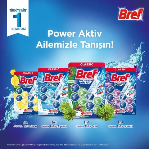Блок-очиститель Bref Power Active Океан 51 г