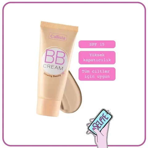Callista BB Cream mit SPF 15 - Helle Haut, Natürliche Deckkraft