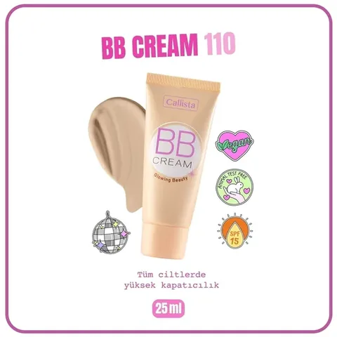 Callista BB Cream mit SPF 15 - Helle Haut, Natürliche Deckkraft