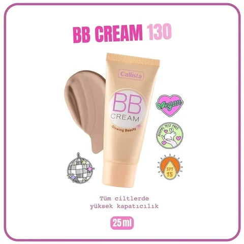 Callista BB Cream mit SPF 15 - Natürliche Deckkraft, Rosastich