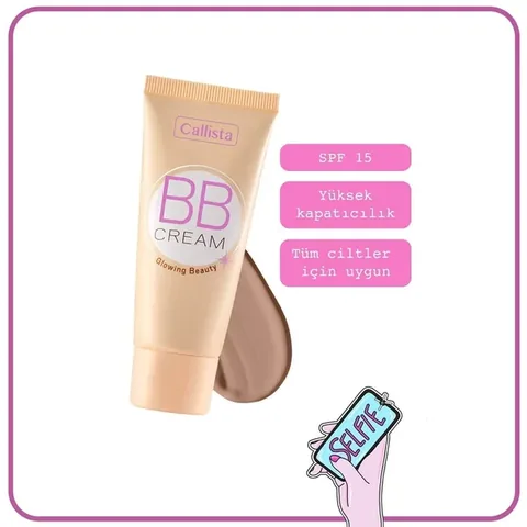 Callista BB Cream für dunkle Weizenhaut - SPF 15, natürlicher Finish