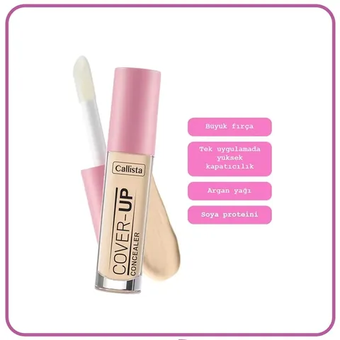 Callista Augenringe Concealer - Hohe Deckkraft für helle Haut