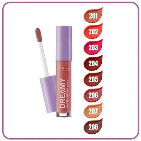 Callista Dreamy Matte Lipgloss - Nährendes Pink Semi-Matt