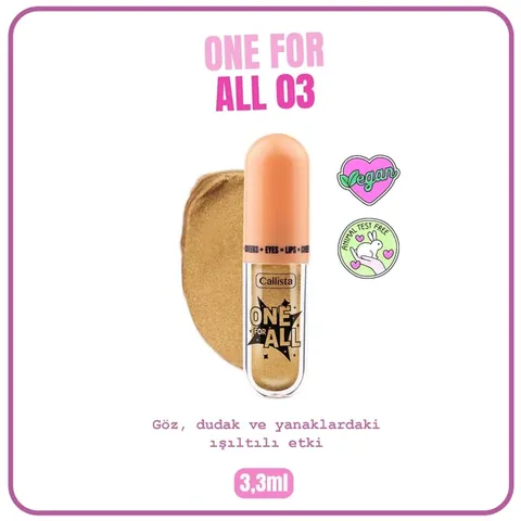Callista For All Liquid Eyeshadow Endless Wisdom No:03 3.3 ml