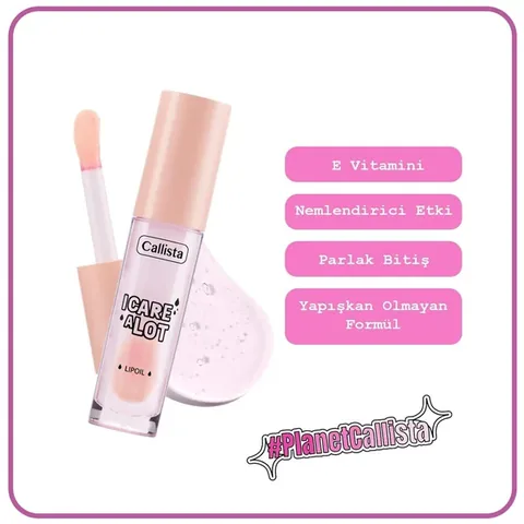 Callista I Care a Lot Erdbeer Feuchtigkeitsspendendes Lippenöl 4ml