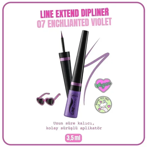 Callista Line Extend Dipliner No:07 Purple 3.5 ml