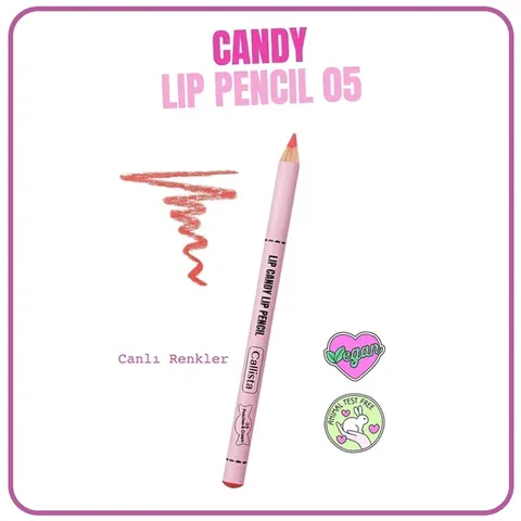 Callista Lip Candy Lip Pencil 05 Peaches &amp; Cream Orange 1 pcs