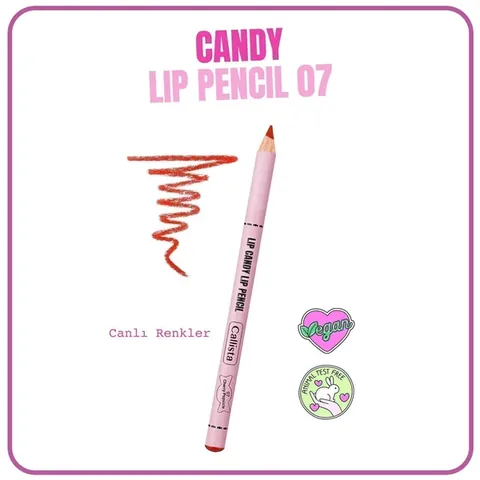 Callista Lip Candy Roter Lippenstiftstift für definierte Lippen - 1 Stück