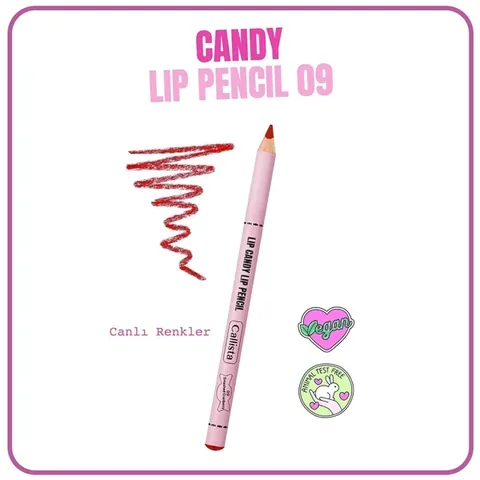 Callista Lip Candy Lip Pencil 09 Smashed Cranberry Red 1 pcs
