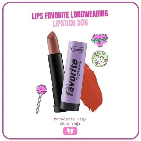 Callista Langhaltender Lippenstift - Here Kitty Kitty, 1 Stück