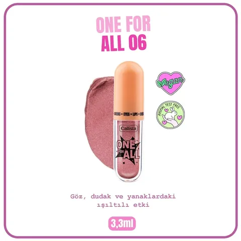 Callista One For All Liquid Eyeshadow Fairy Dreams No:06 3.3 ml