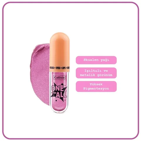 Callista One For All Liquid Eyeshadow Pretty Violet No:07 3.3 ml
