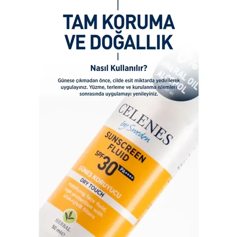 Celenes Herbal Sun Cream Dry Touch SPF30 50 ml