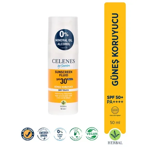 Celenes Herbal Sun Cream Dry Touch SPF30 50 ml