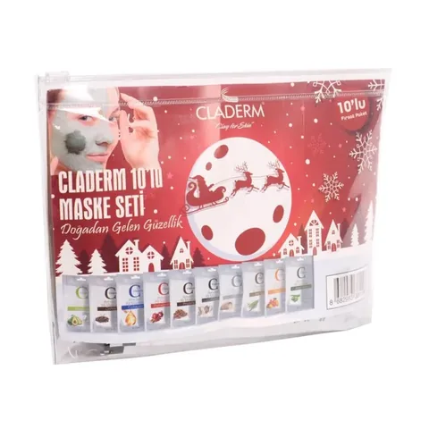 Claderm 10er-Pack Gesichtsmaske | Hydratisierend &amp; Revitalisierend 20ml