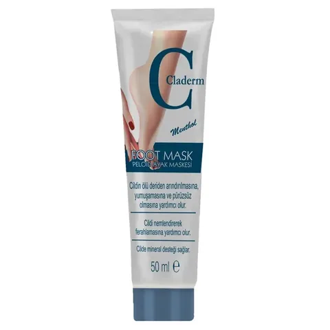 Claderm Tube Foot Mask Clay 50 ml