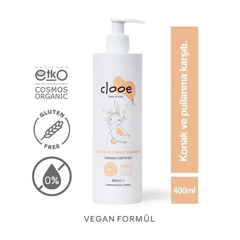 Clooe Baby Shampoo Organic 400 ml
