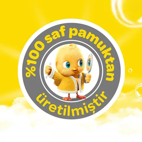 Dalin 100% Baumwolle Sicherheitsstäbchen für die Ohrenpflege von Babys - 56 Stück