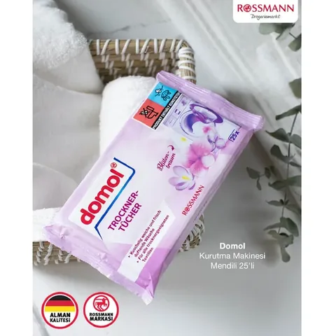 Салфетки для сушки Domol Цветочный сон 25 шт
