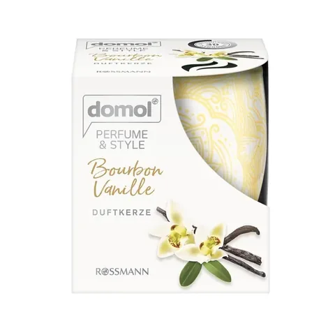 Domol Vanille Duftkerze 150g - 30 Stunden Brenndauer