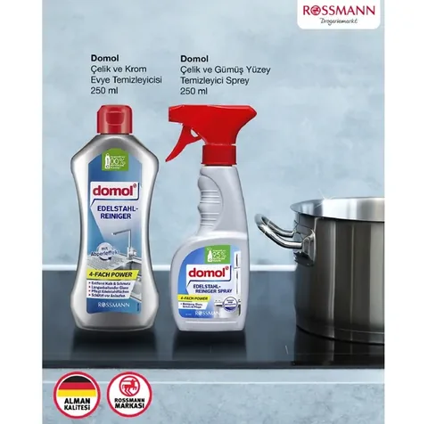 Domol Steel and Chrome Sink Cleaner 250 ml