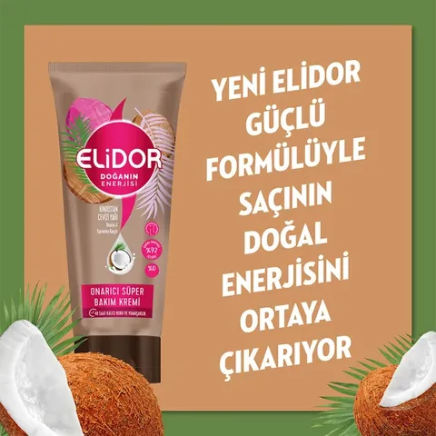 Elidor بلسم الشعر إيليدور تيوب بجوز الهند 170 مل