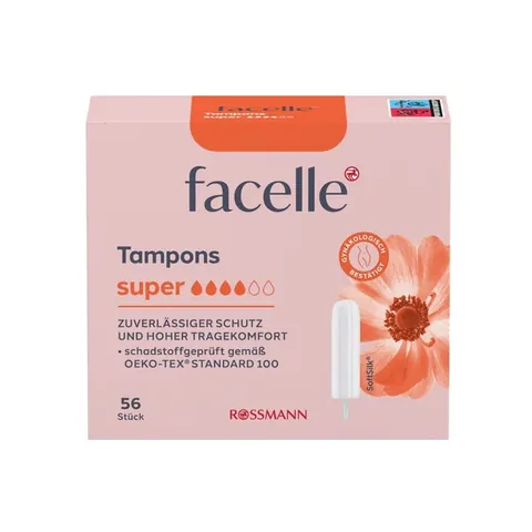 Facelle Super 56's Buffer: Weich, Saugfähig &amp; Gynäkologisch Genehmigt
