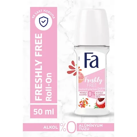 FA Roll-On Freshly Free Grapefruit &amp; Lychee 50 ml