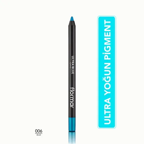 Flormar Ultra Eyeliner – Intensive Farbe, Weicher Stift, 14 Farben