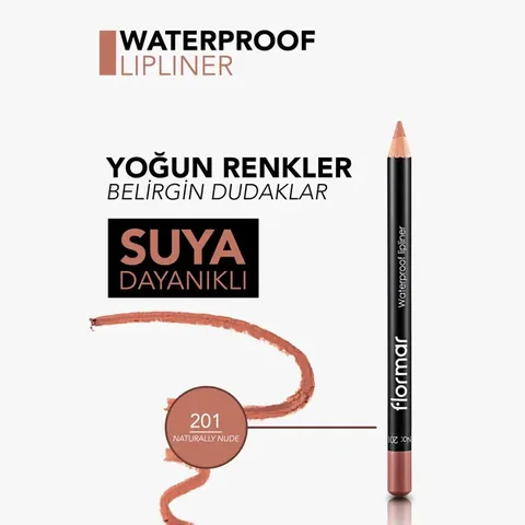 Flormar Lip Pencil Waterproof 201 1 pcs