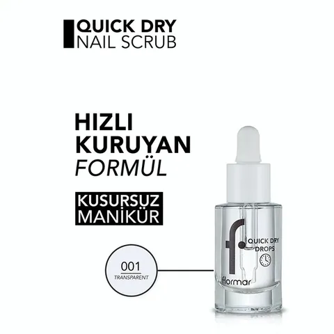 Flormar Nail Polish Dryer Quick Dry Drops 1 pcs