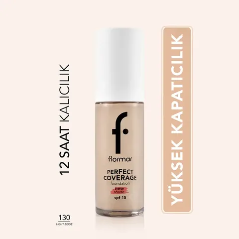 Flormar Perfect Coverage High Pigment Foundation SPF15 30g
