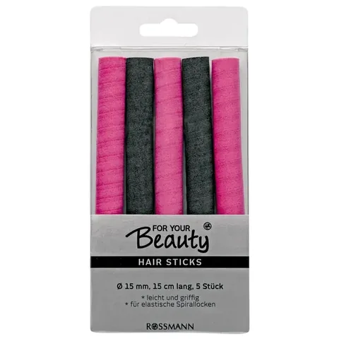 Фен для завивки волос 13 мм гибкий 15 см цветной поролон 5 шт от For Your Beauty
