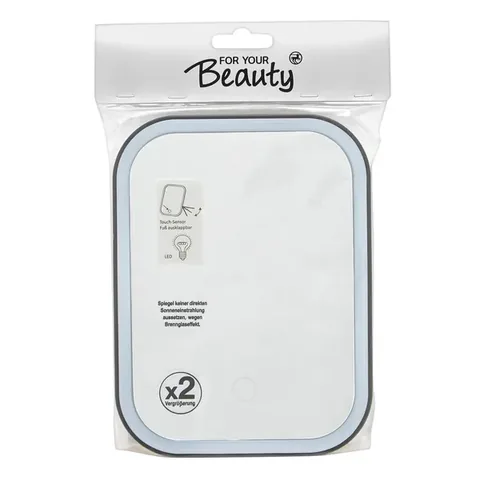 Зеркало с подсветкой 2X от For Your Beauty 1 шт.