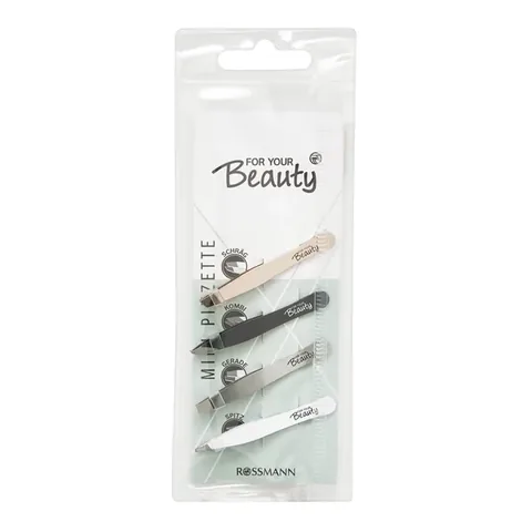 Пинцеты для красоты мини 4 шт от For Your Beauty