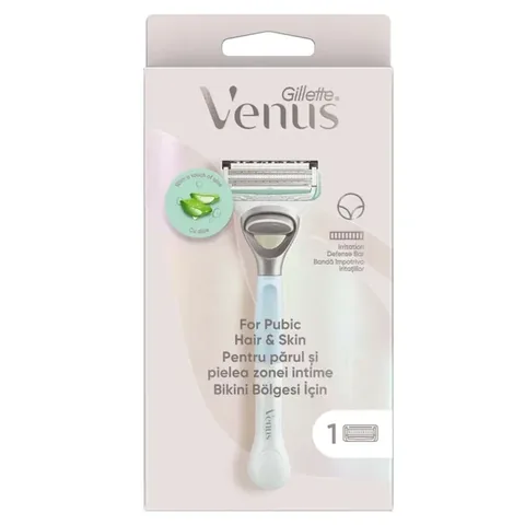 Gillette Venus Shaver + Spare Head Bikini Area 1 pcs