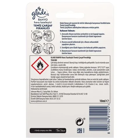 Glade Badezimmerluftreiniger - Frischer Bettwäscheduft