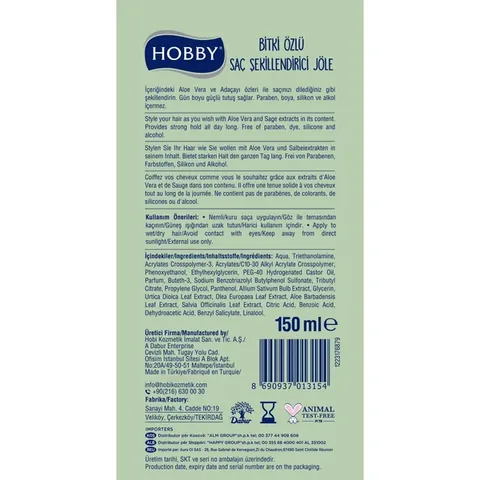 Hobby Herbal Jelly Aloe Vera &amp; Sage 150 ml
