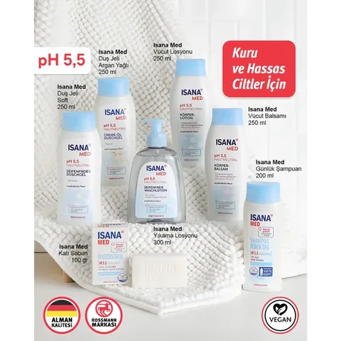 Isana Med Seifenfreies Duschgel mit Meeresmineralien 250ml