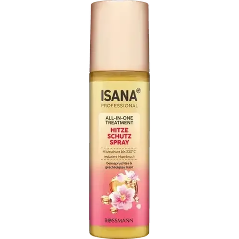 Isana Professional Hitzeschutzspray für geschädigtes Haar 200ml
