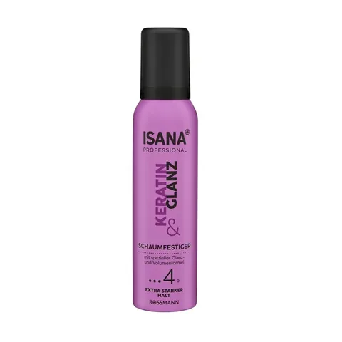 Isana Professional Keratin and Style Hair Mousse 150 ml