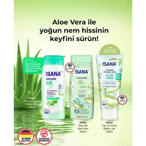 Isana Shower Gel Aloe Vera 300 ml