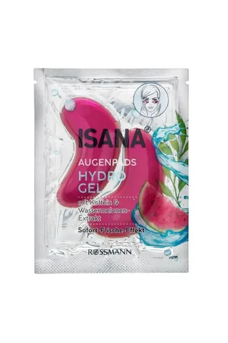 Isana وسادات إيزانا تحت العين هيدروجيل بالكافيين والبطيخ، زوج واحد