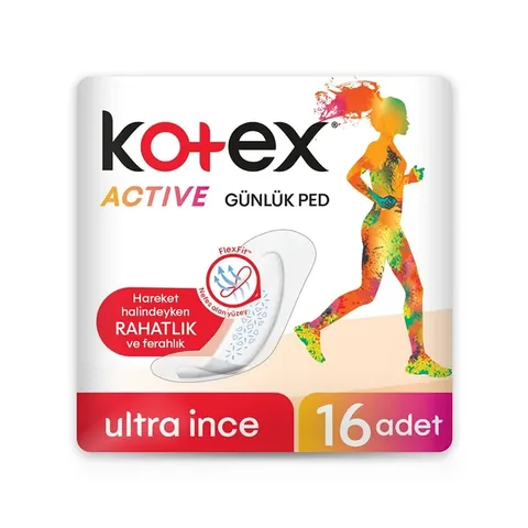Kotex Active Ultra Thin Slipeinlagen - 16 Stück